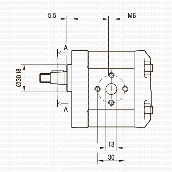 Marzocchi ALP1 купить насос шестерённый