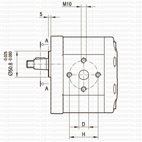 ALP3 Marzocchi насос шестеренный