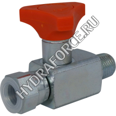 Кран манометра EML 1/4” MF (EM001L), 1/4" BSP - 1/4" BSPT (Marchesini, Италия)