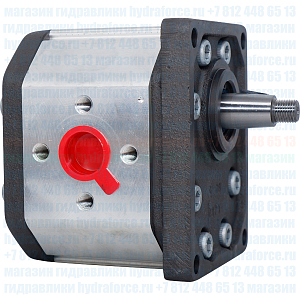 GHP3 шестерёнчатый насос третьей группы (20 см3 - 87 см3), фланец Ø = 50,8 мм, 128x98 мм (Marzocchi Pompe, Италия)