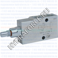 VBCD SE A Тормозной (уравновешивающий, контрбалансный, подпорно-тормозной) клапан удержания нагрузки (Oleodinamica Marchesini, Италия)